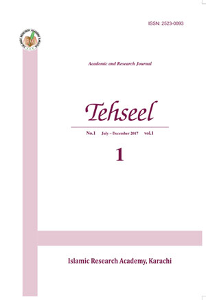 					View No. 01 (2017): Tehseel
				