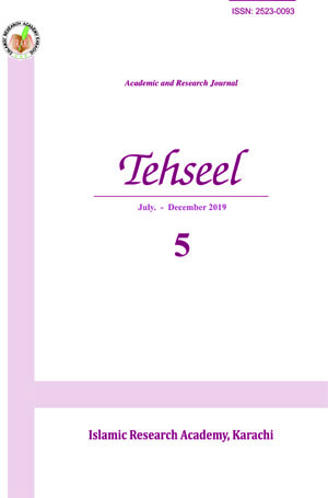 					View No. 05 (2019): Tehseel
				